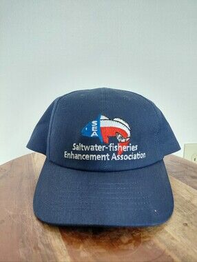 Saltwater-Fisheries Enhancement Association SEA Fishing Fish Outdoors Navy Blue
